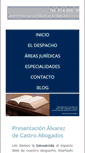 Mobile Screenshot of alvarezdecastro.com