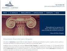 Tablet Screenshot of alvarezdecastro.com